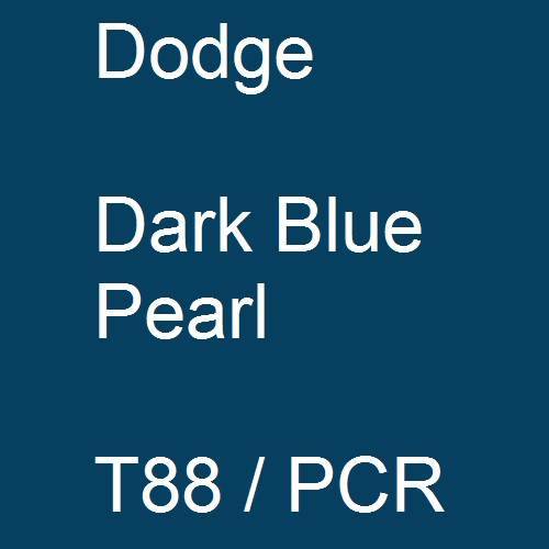 Dodge, Dark Blue Pearl, T88 / PCR.